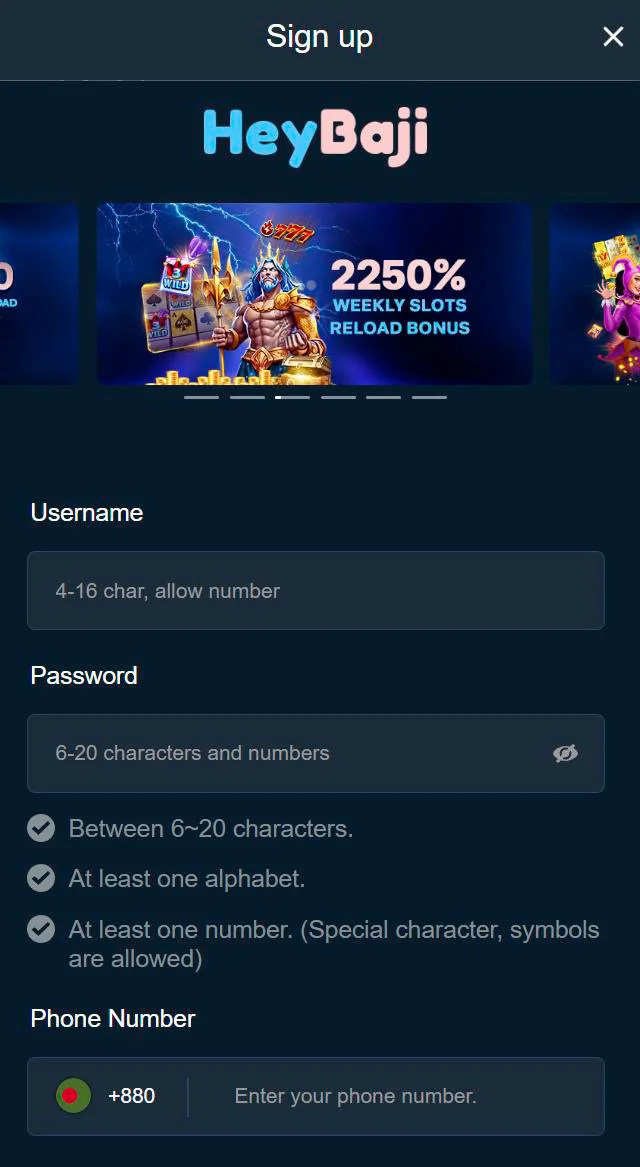 register heybaji